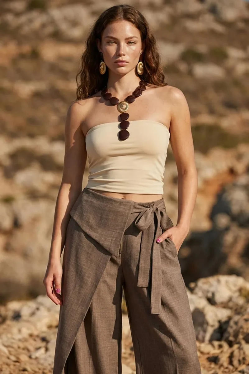 Pantalón Étoffe cruzado - Imagen 5