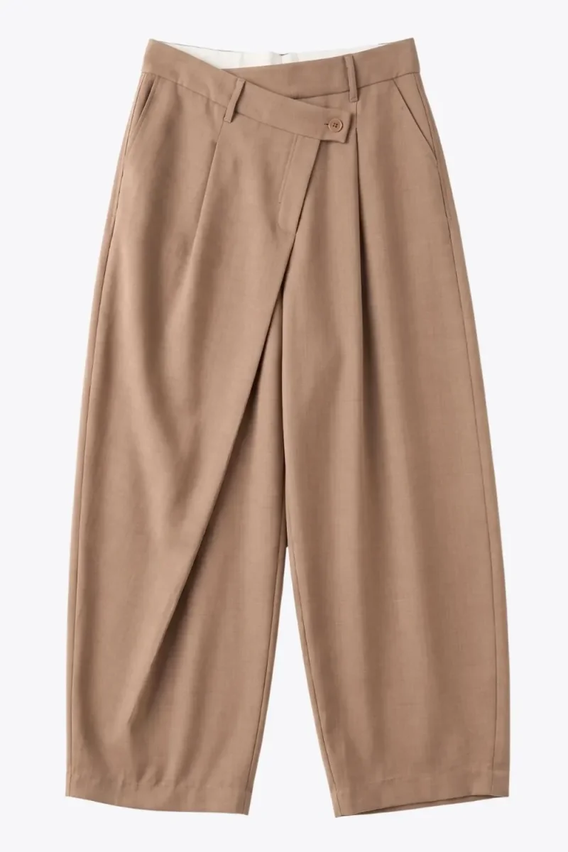 Pantalón fit balloon doble pretina - Imagen 7