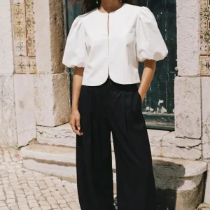 Pantalón fit barrel con pinzas