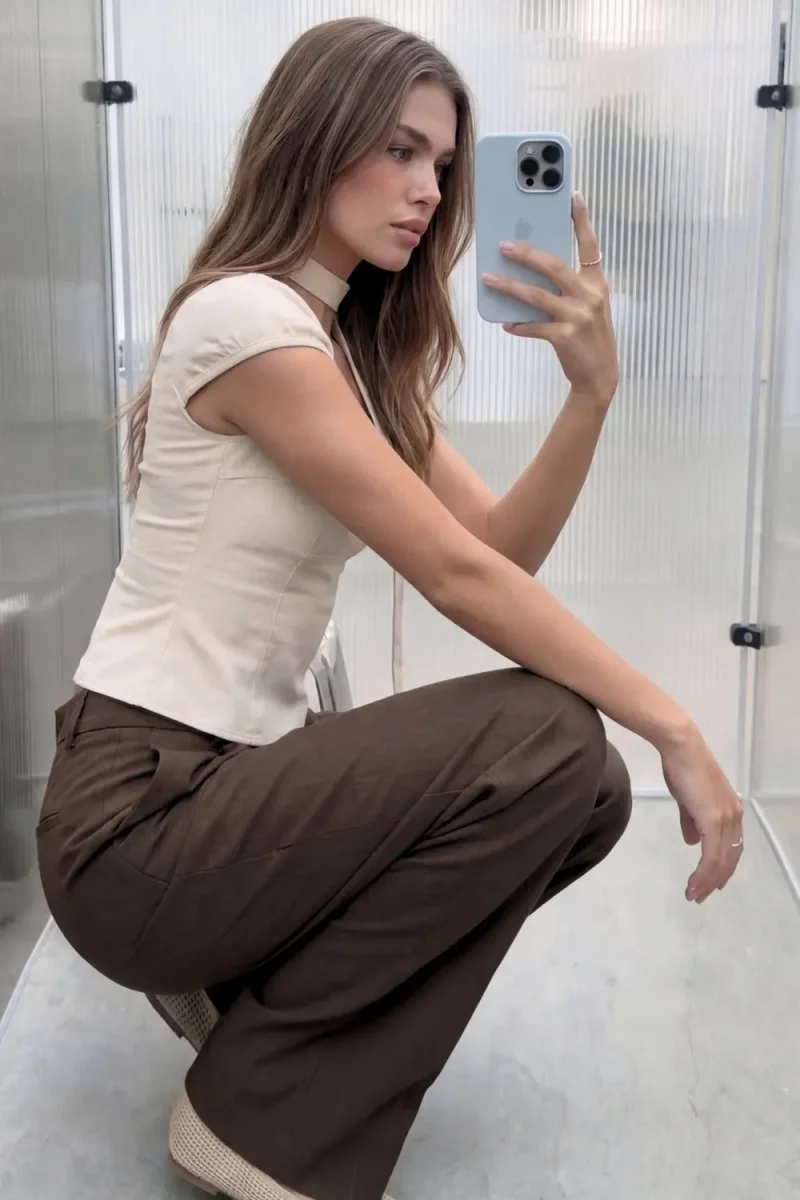 Pantalón fit recto botón - Imagen 3