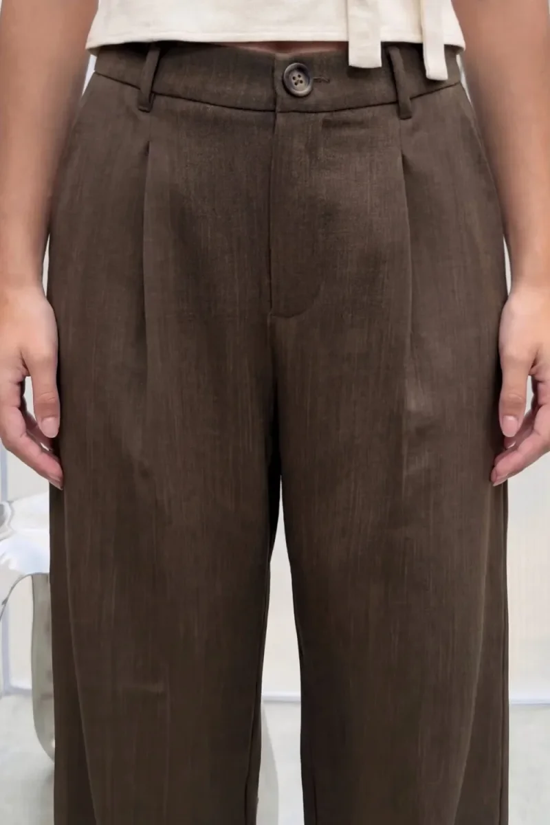 Pantalón fit recto botón - Imagen 6