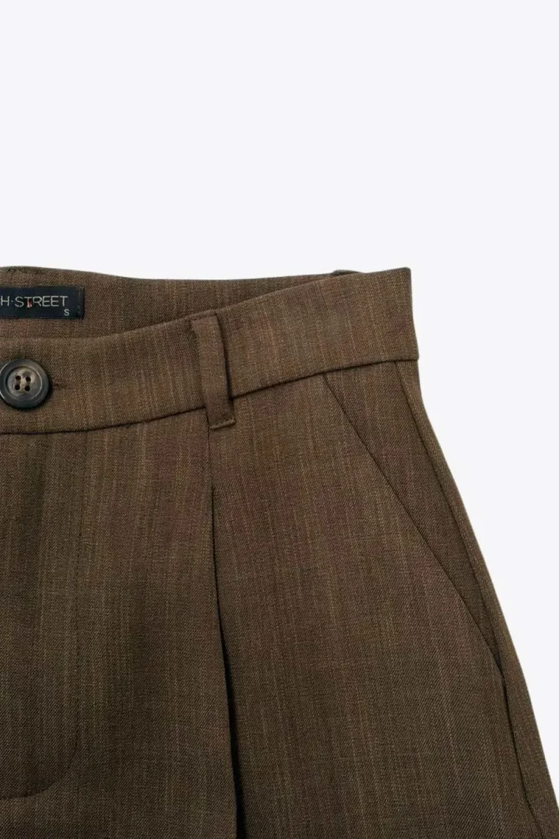 Pantalón fit recto botón - Imagen 9