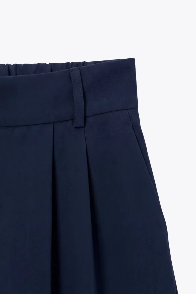 Pantalón fluido wide leg con pinzas - Imagen 9
