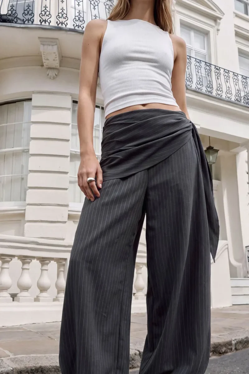 Pantalón pañuelo rayas - Imagen 4
