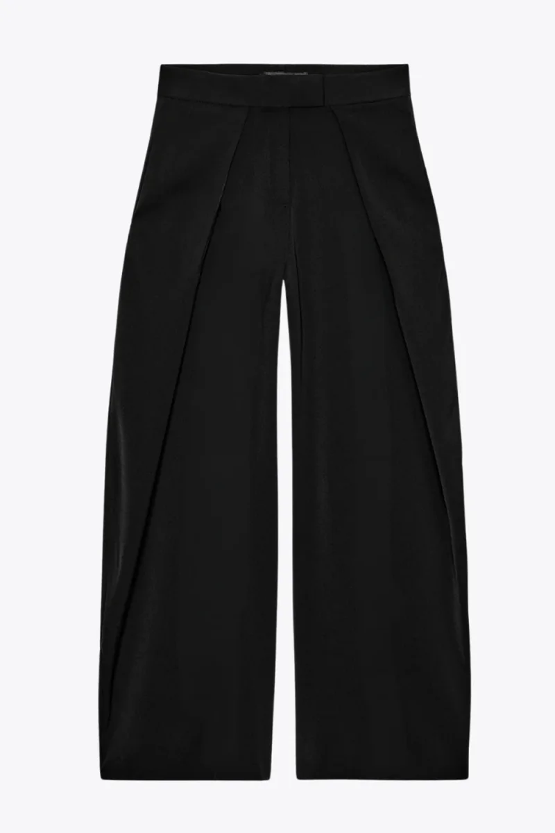 Pantalón pierna ancha pliegues - Imagen 5