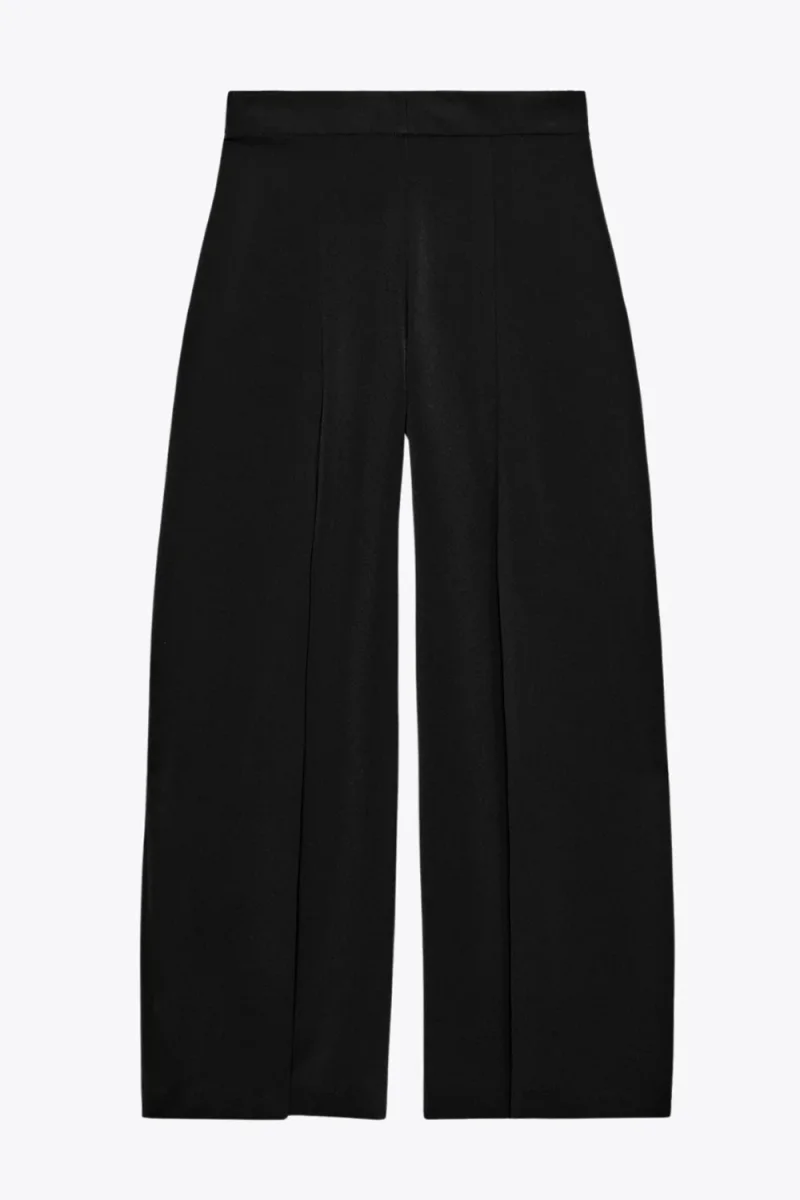 Pantalón pierna ancha pliegues - Imagen 6