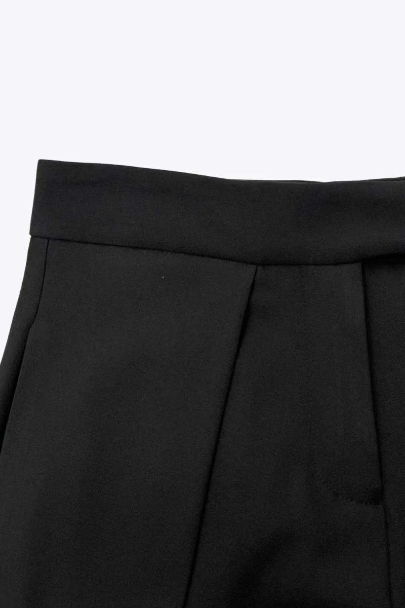 Pantalón pierna ancha pliegues - Imagen 7