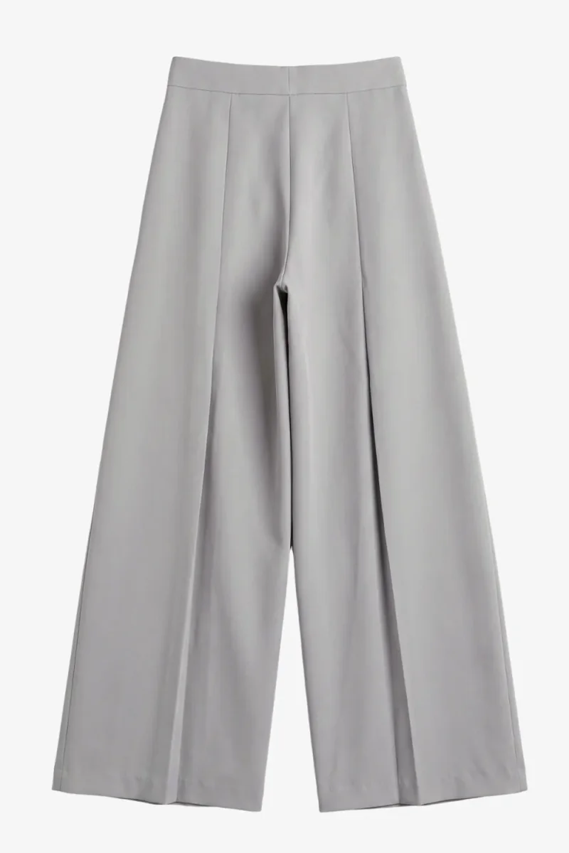 Pantalón pierna ancha pliegues - Imagen 8