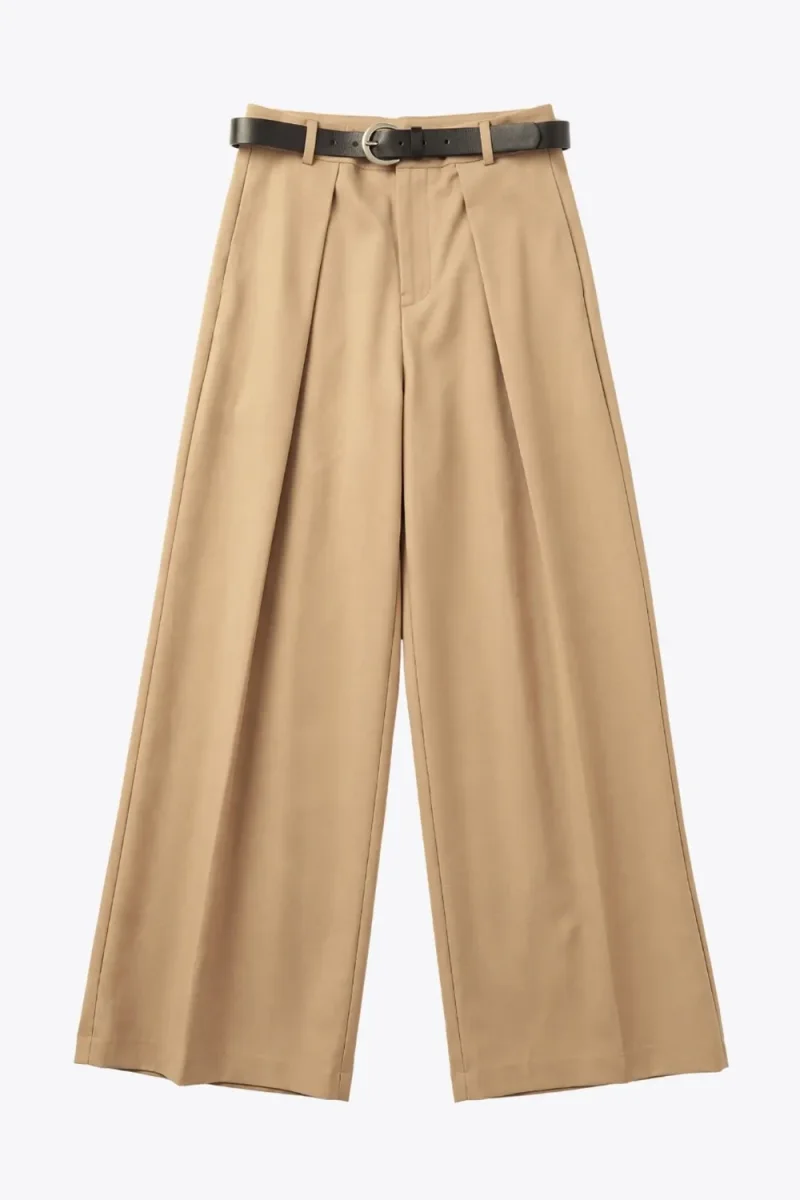 Pantalón pinza cinturón - Imagen 7