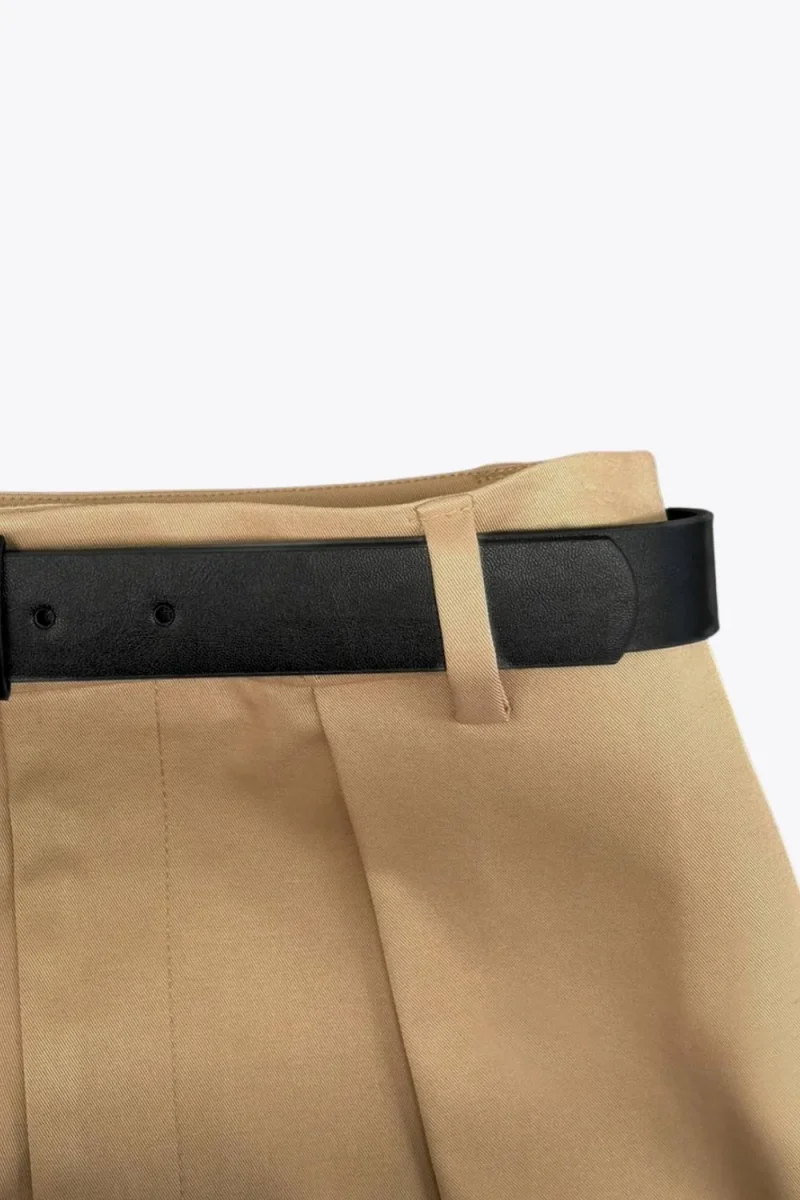 Pantalón pinza cinturón - Imagen 9