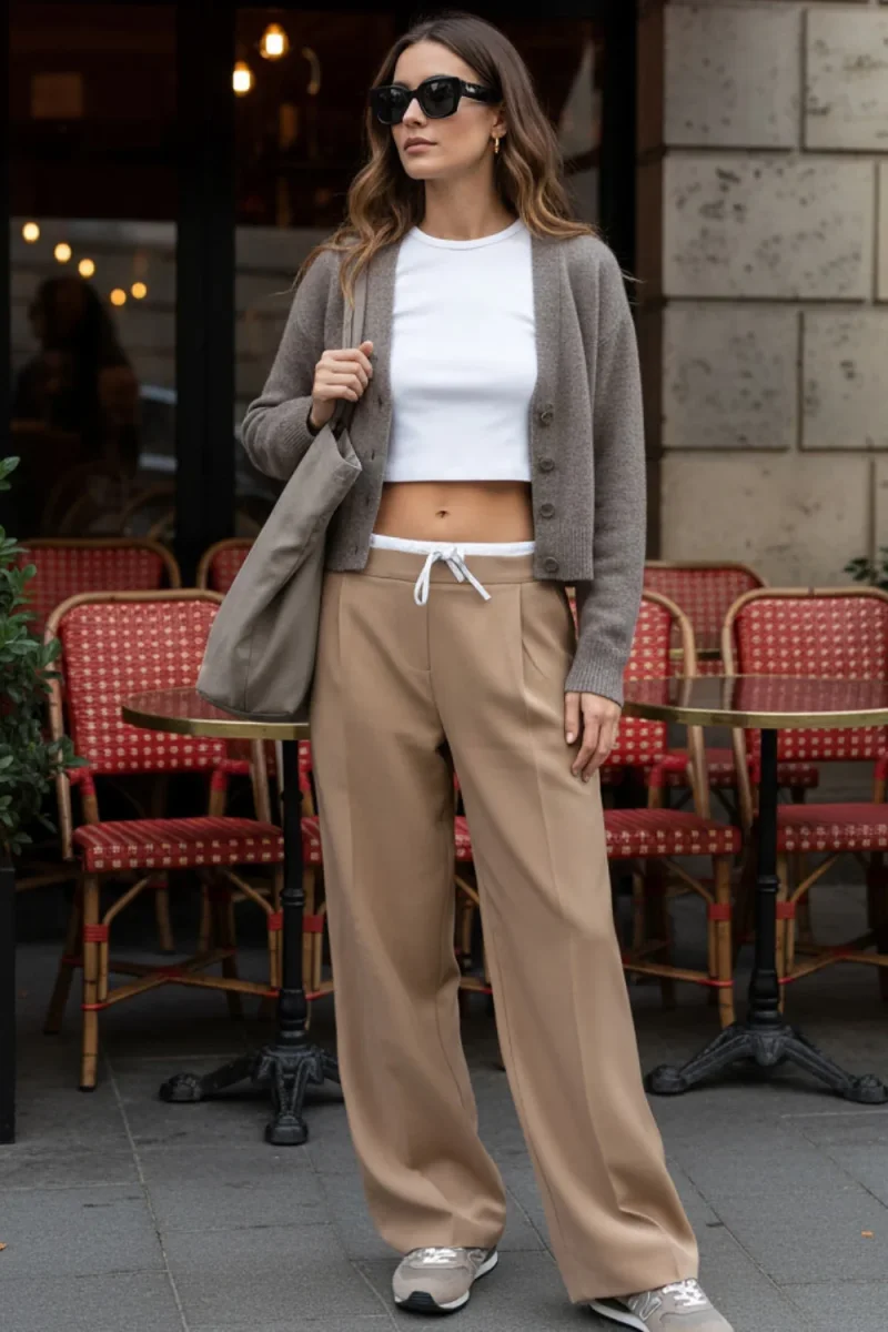 Pantalon pretina doble - Imagen 5