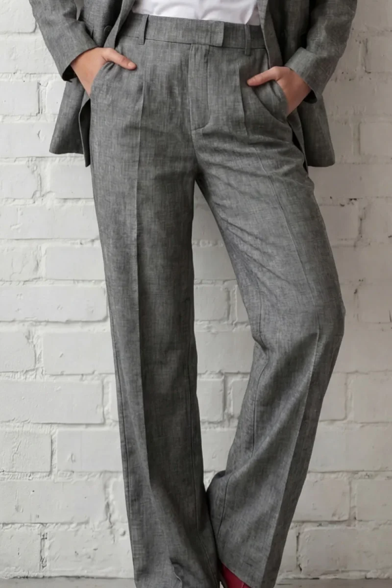 Pantalón vestir wide leg - Imagen 3