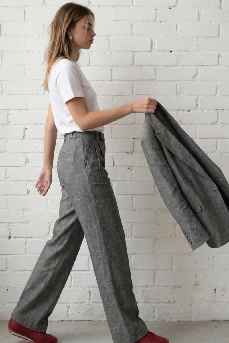 Pantalón vestir wide leg - Imagen 5