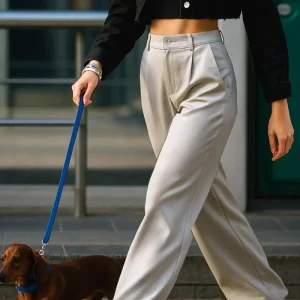 Pantalón vestir wide leg