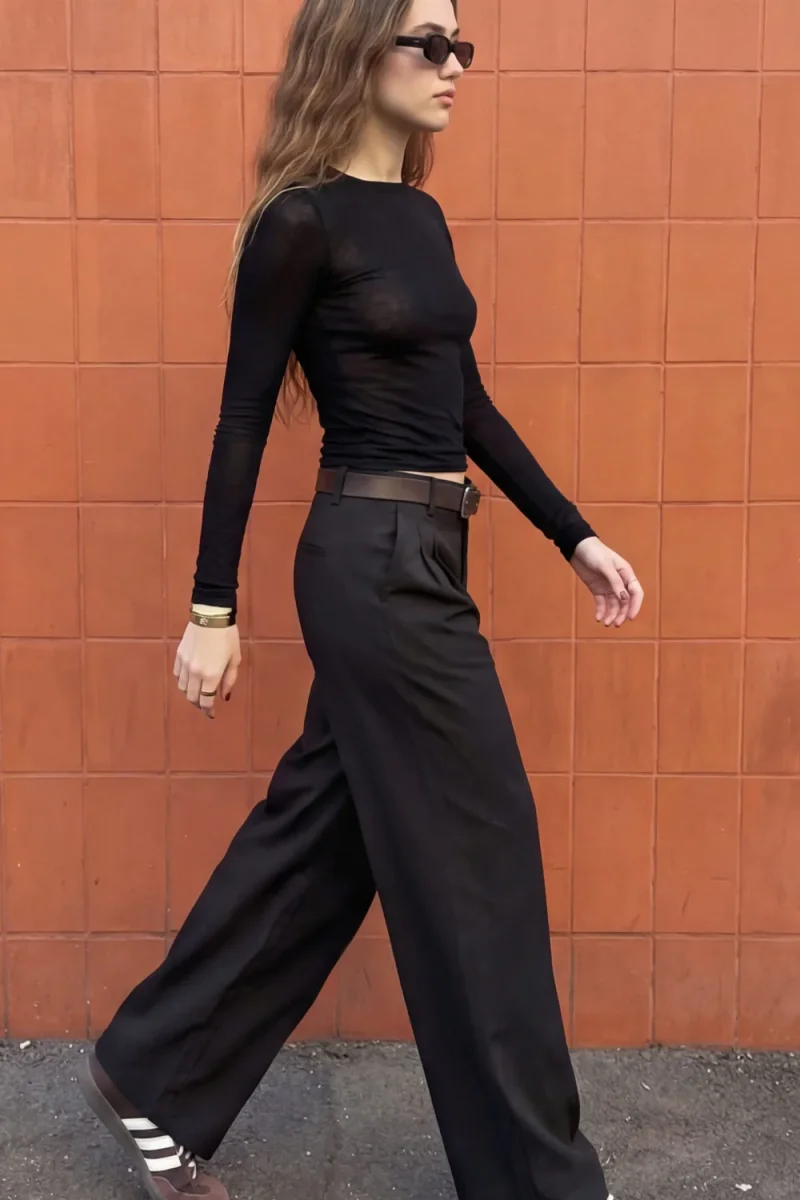 Pantalón vestir wide leg - Imagen 4
