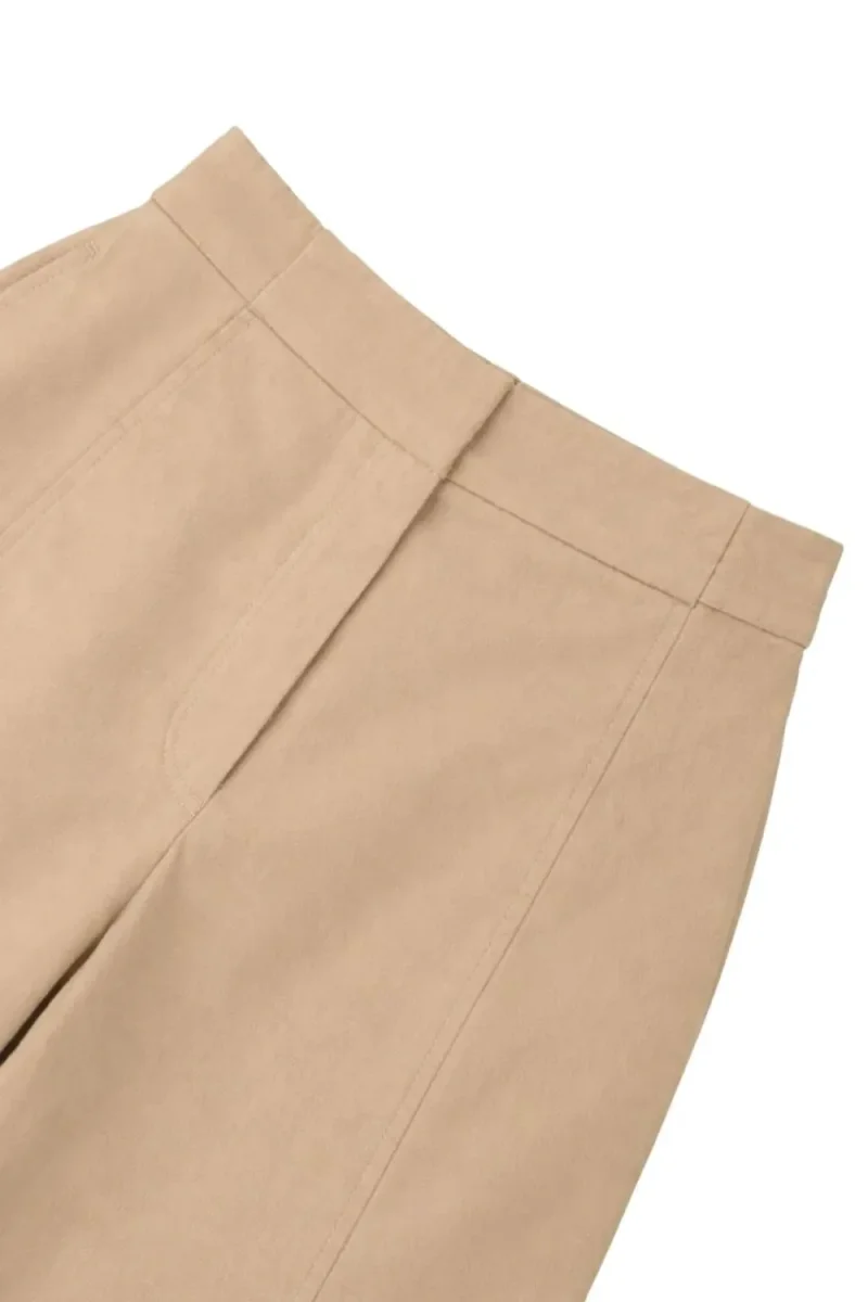Pantalón wide leg con costuras trabillas decorativas - Imagen 7