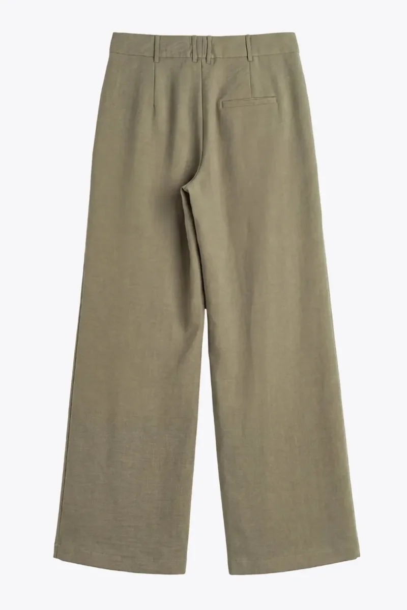 Pantalón wide leg con lazo cintura - Imagen 8