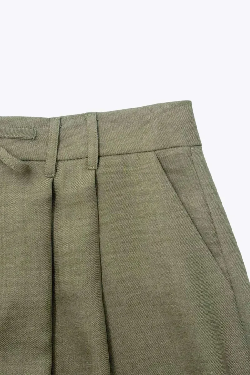 Pantalón wide leg con lazo cintura - Imagen 9