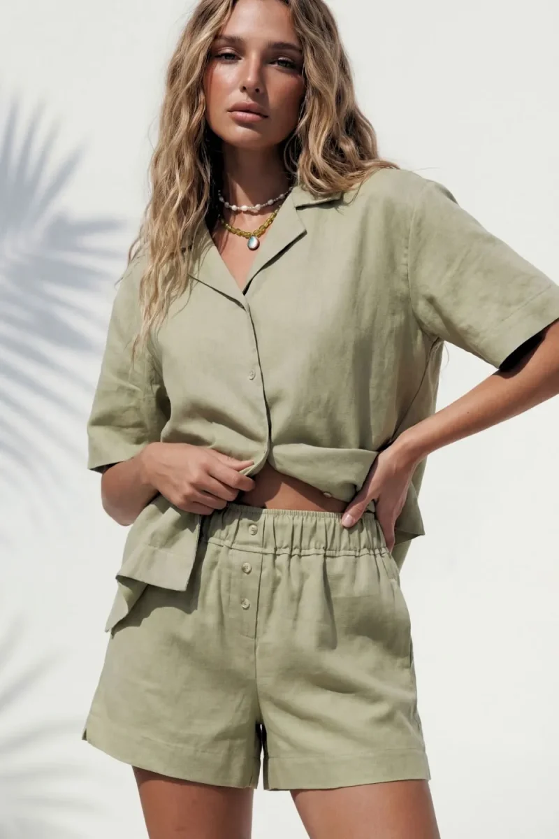 Short resorte botones - Imagen 3