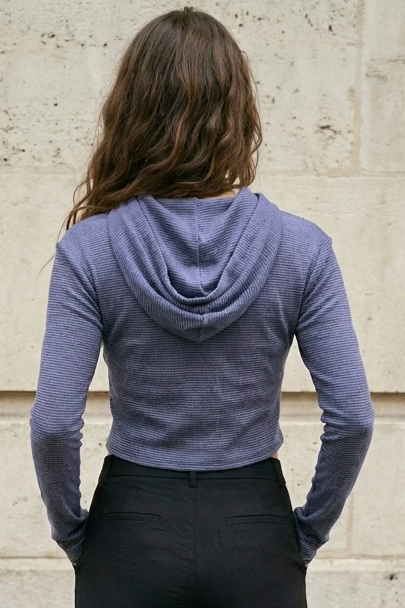 Sudadera capucha tacto suave - Imagen 5