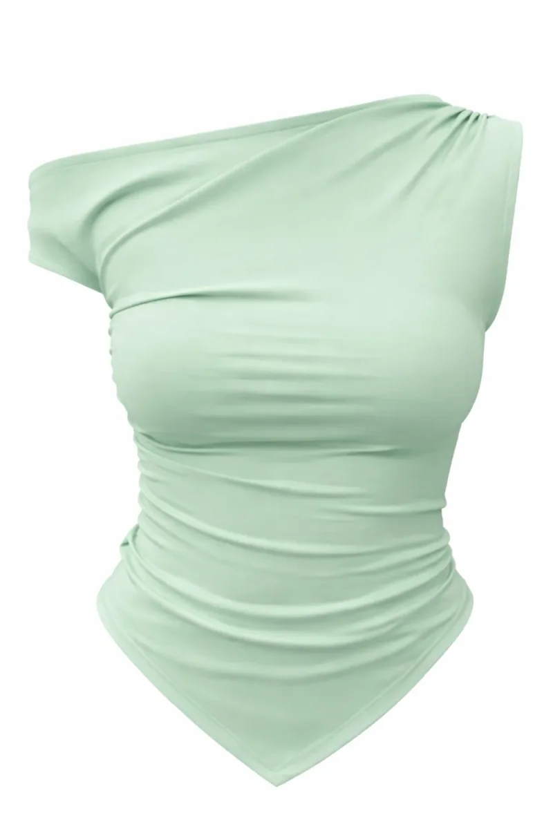 Top ajustado Charli hombro descubierto - Imagen 7