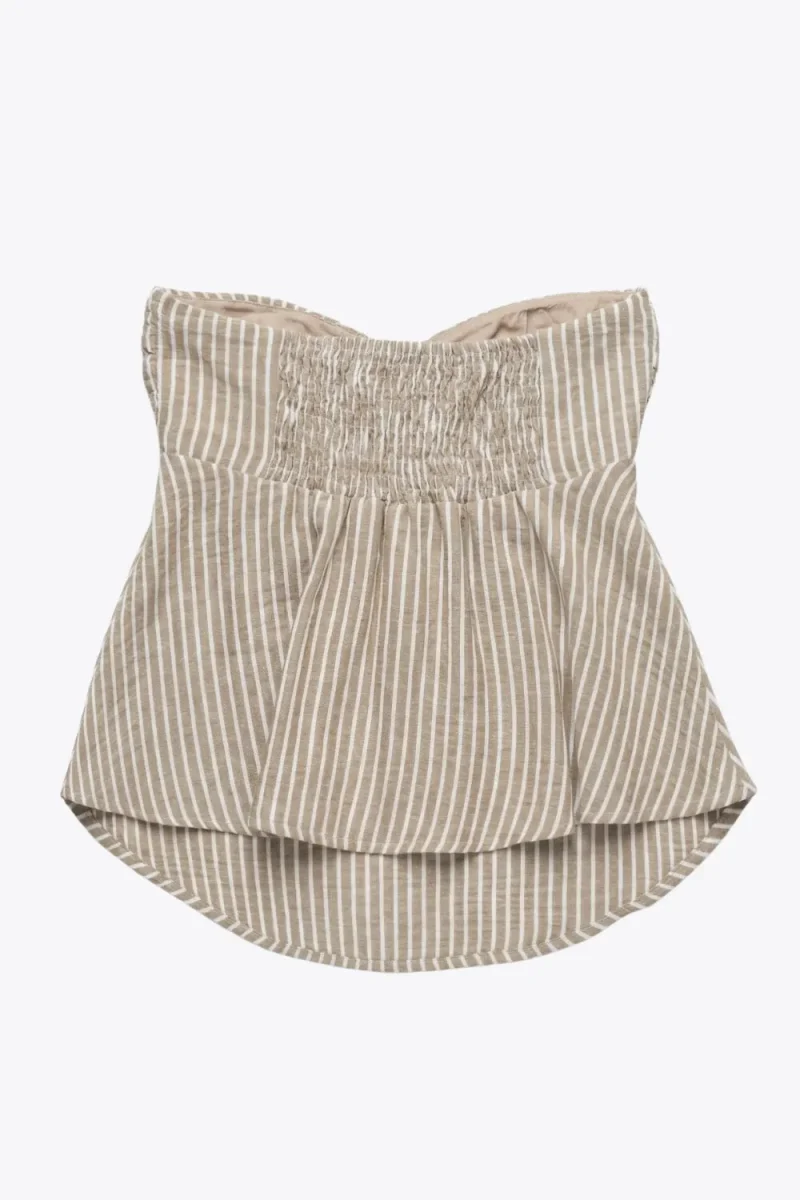 Top bandeau con tirantes rayas - Imagen 8