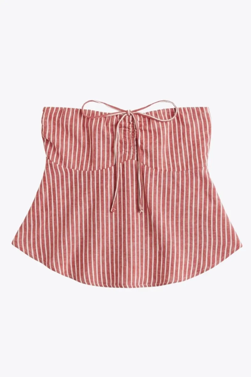Top bandeau con tirantes rayas - Imagen 8