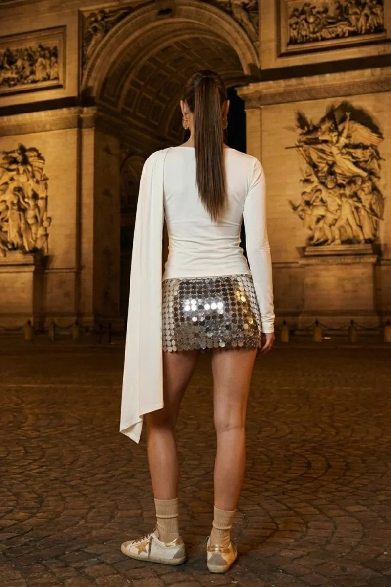 Top Betty detalle con plisados - Imagen 4