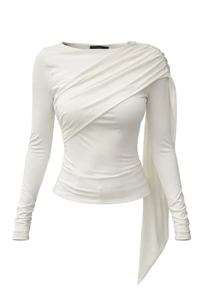 Top Betty detalle con plisados - Imagen 7