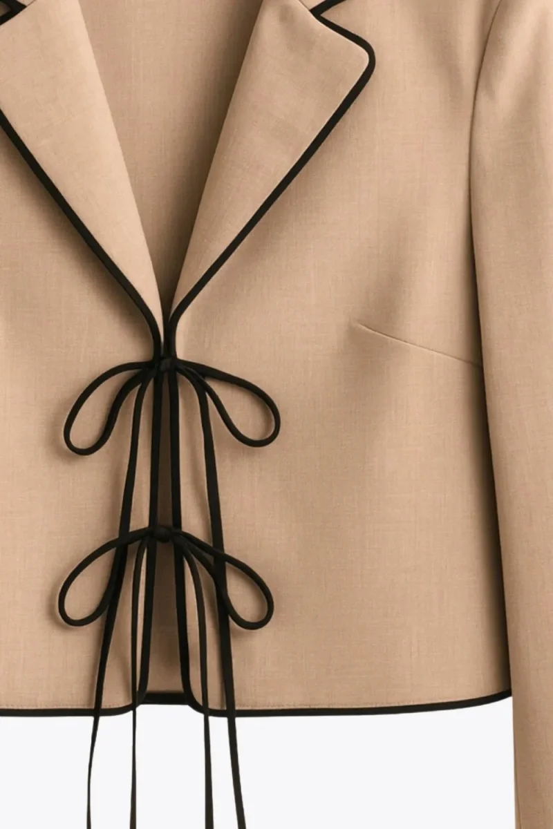 Top blazer lazos - Imagen 9