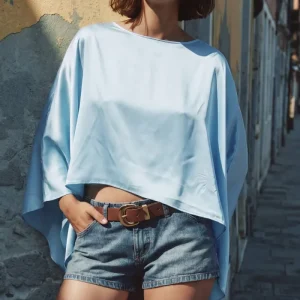 Top capa satín