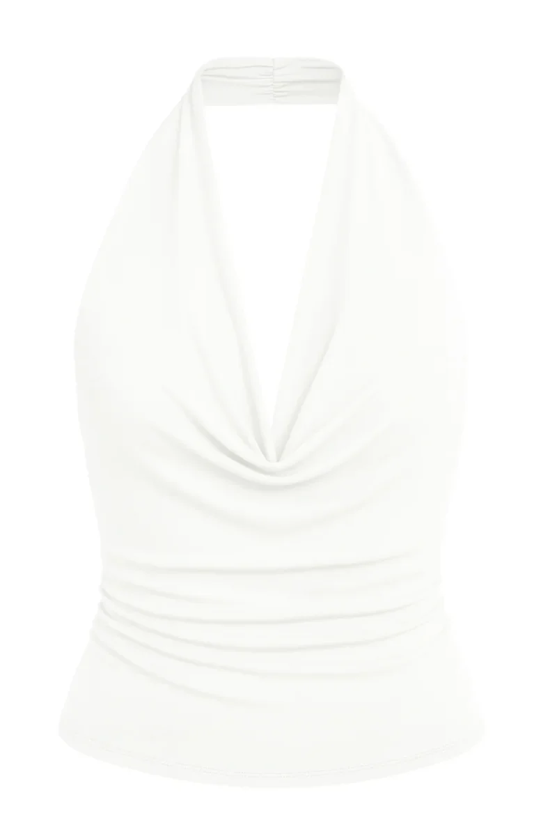 Top Bea halter con escote fluido - Imagen 7