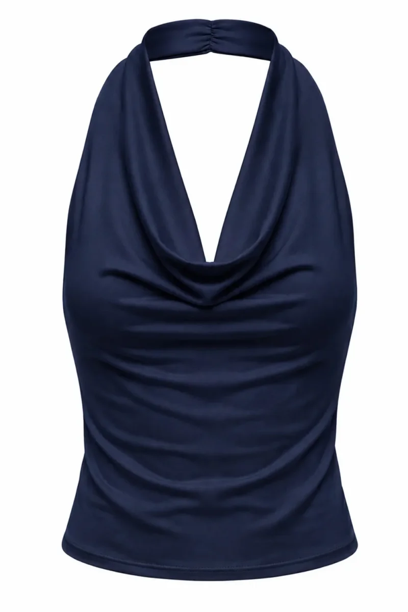 Top Bea halter con escote fluido - Imagen 7