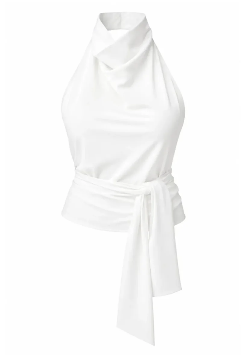 Top halter Alexia cuello fluido - Imagen 7