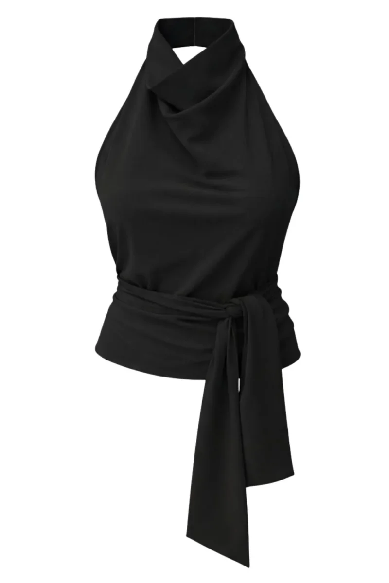 Top halter Alexia cuello fluido - Imagen 7