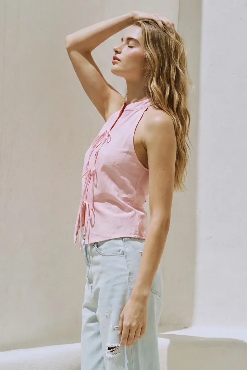Top halter cuello mao - Imagen 6