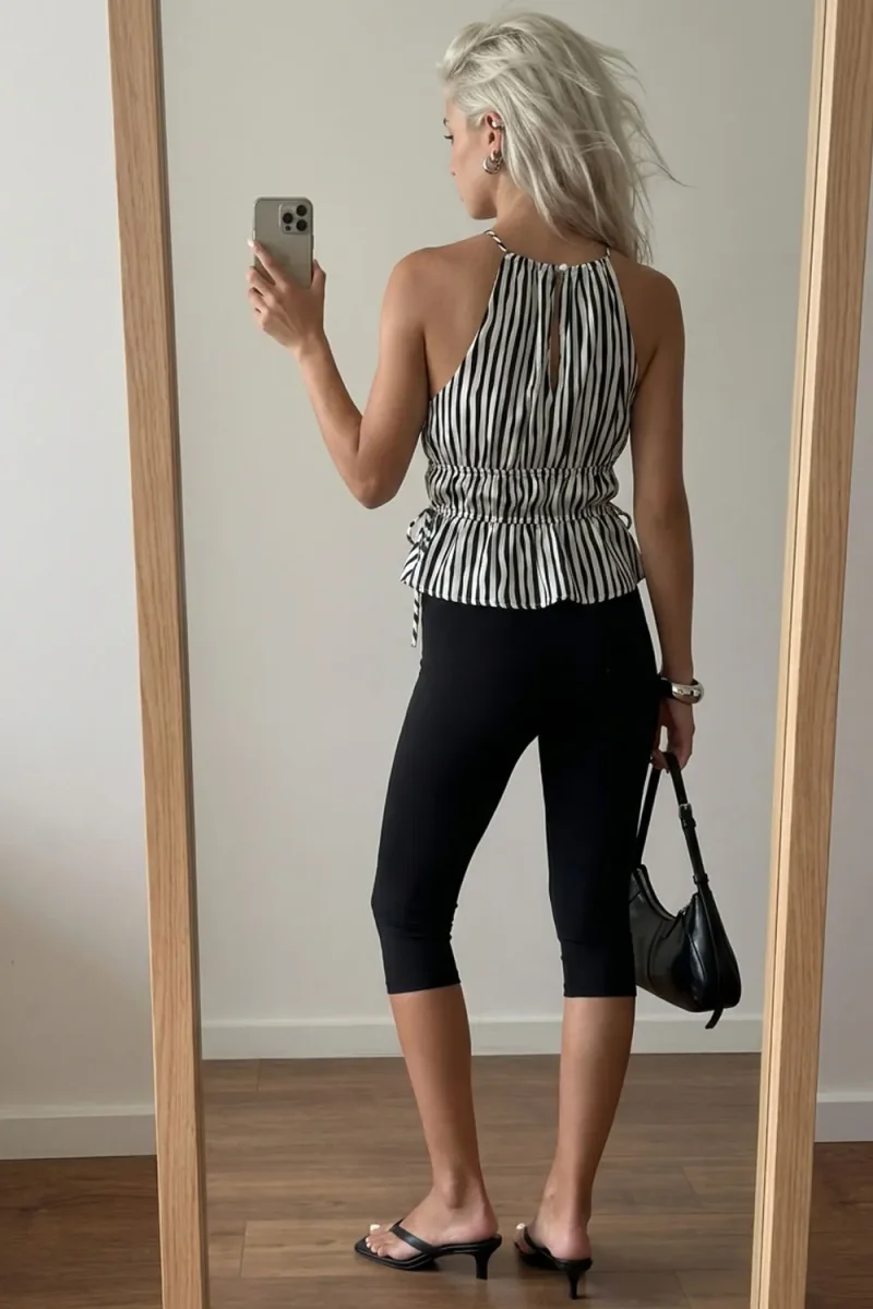 Top halter Flash con jaretas - Imagen 6