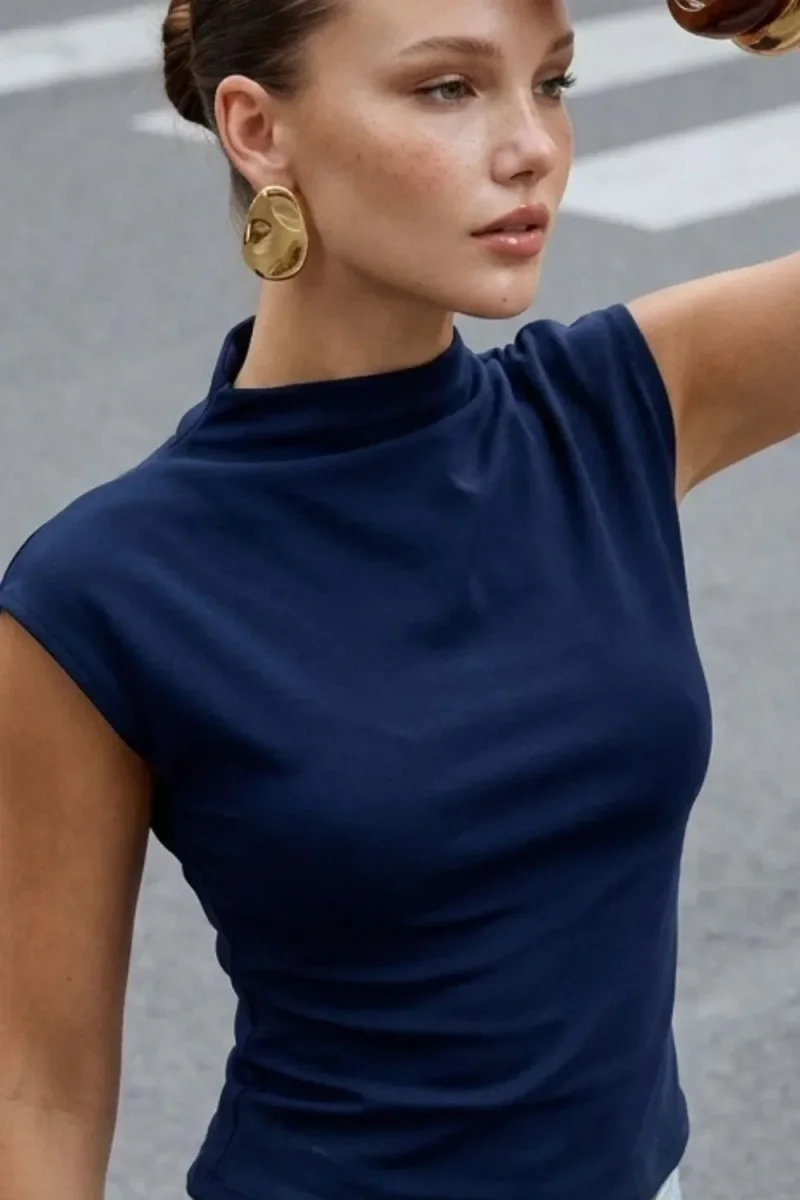 Top Lucky cuello mock - Imagen 5