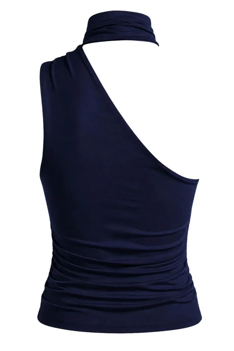 Top Nova asimétrico con choker - Imagen 8
