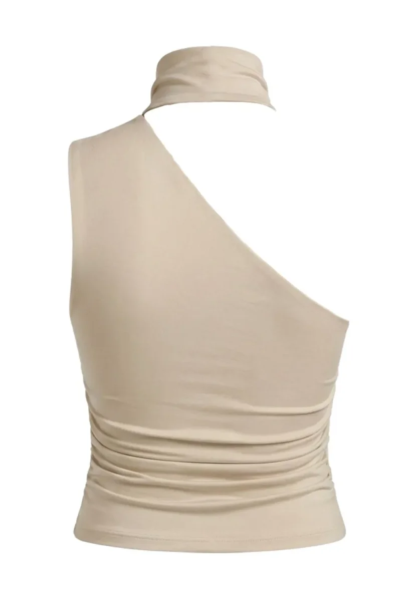 Top Nova asimétrico con choker - Imagen 8
