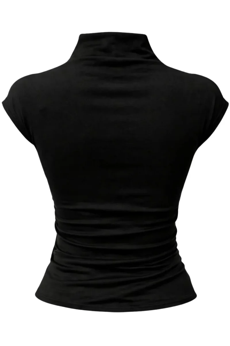 Top Ouro cuello mock - Imagen 8
