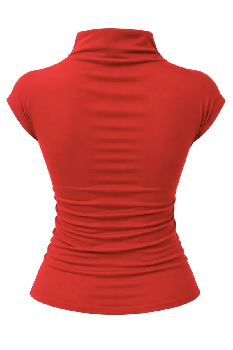Top Ouro cuello mock - Imagen 8