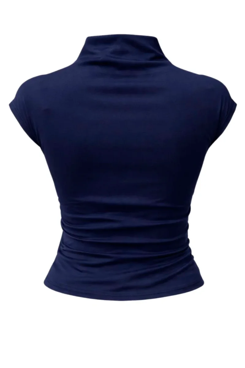Top Ouro cuello mock - Imagen 8