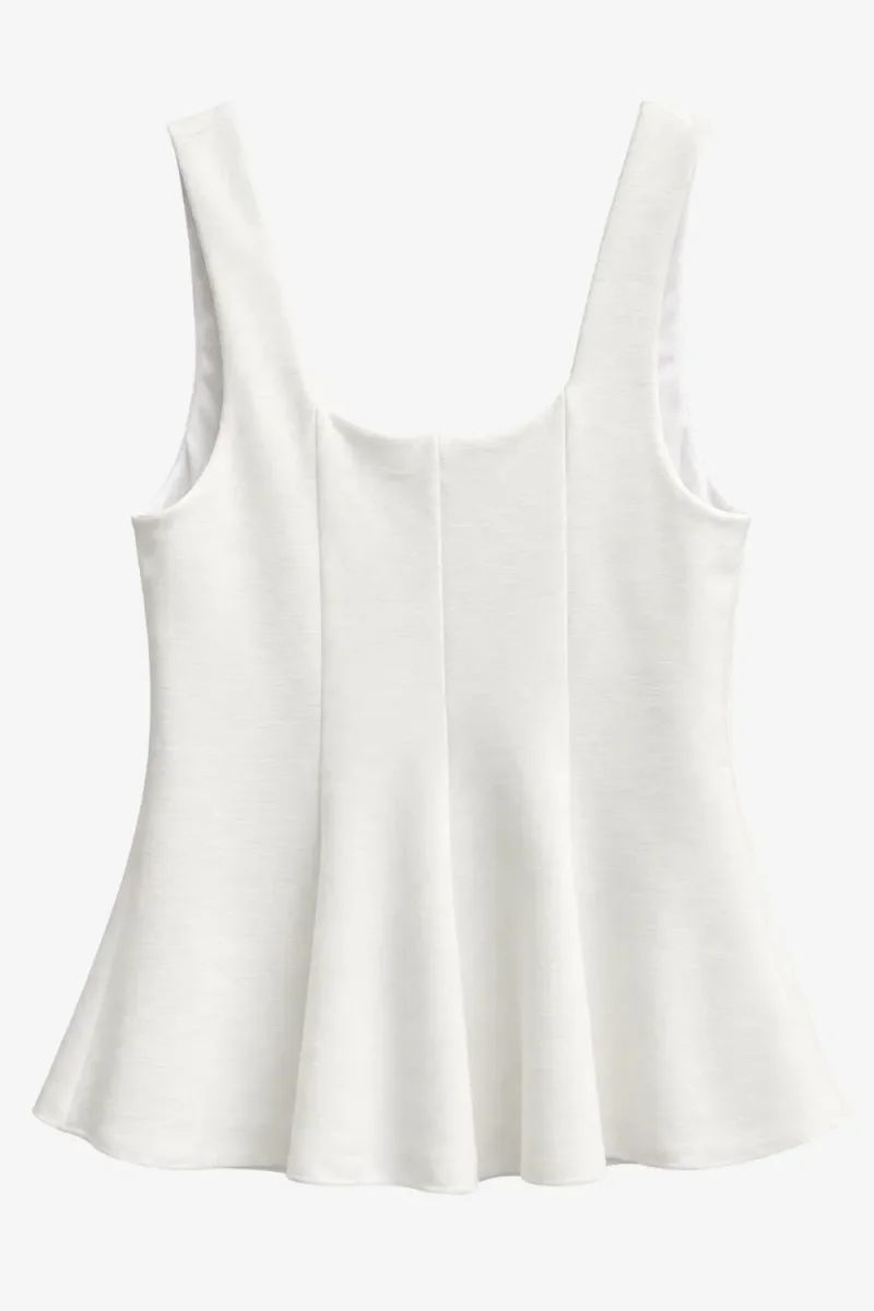 Top peplum botones - Imagen 7