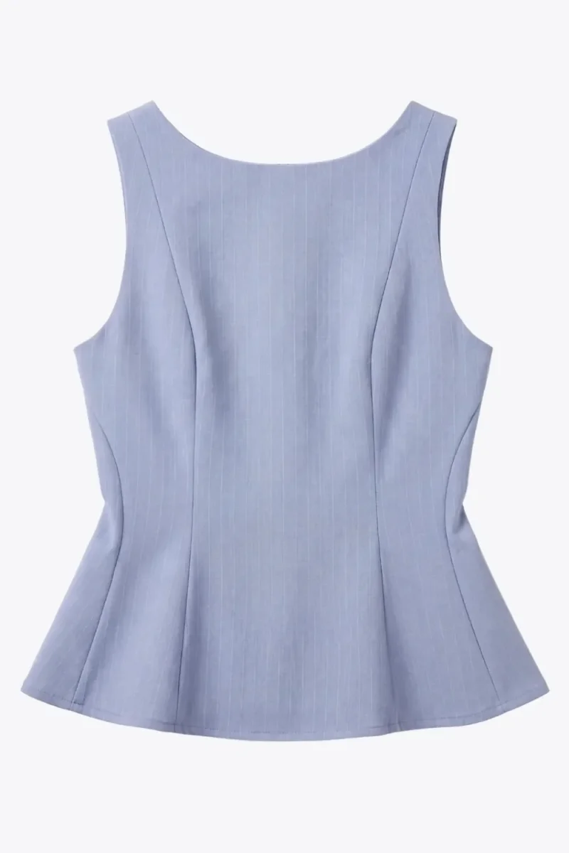 Top peplum rayas - Imagen 7