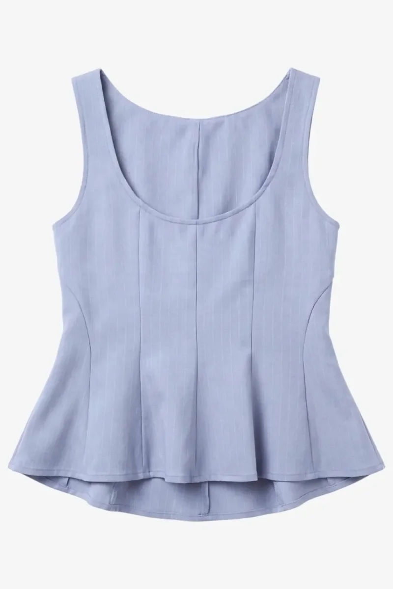 Top peplum rayas - Imagen 8