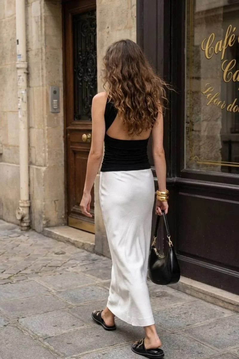 Top tubo Grace con choker - Imagen 6