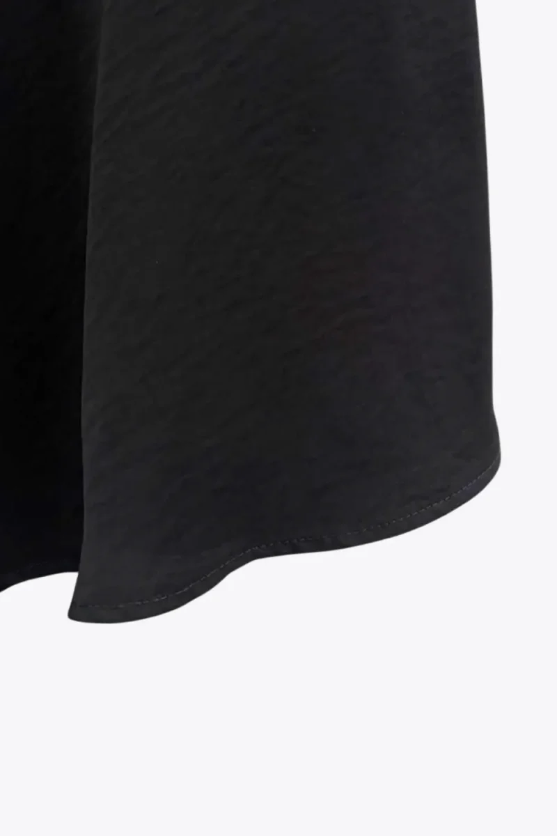Vestido bajo asimétrico satín - Imagen 9
