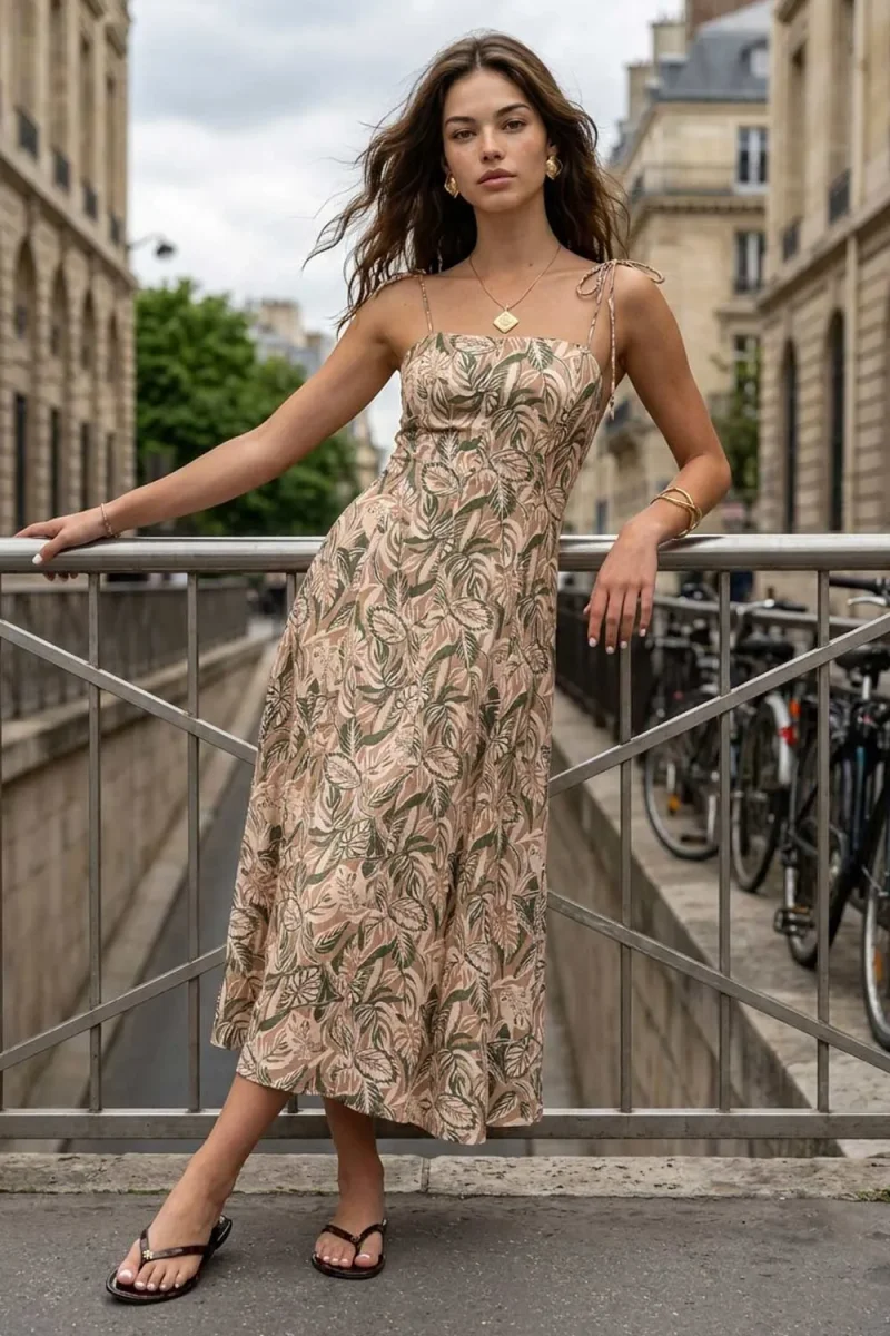 Vestido Chad estampado