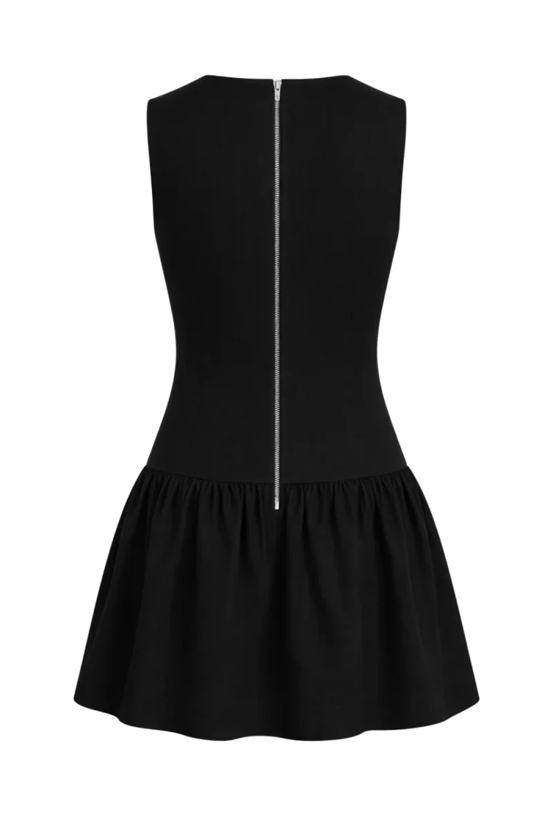 Vestido corto Bianca con olanes - Imagen 8
